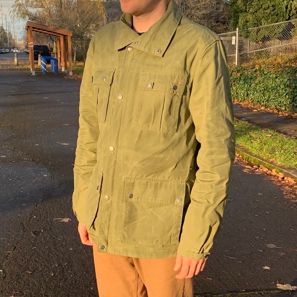 fjallraven waxed jacket